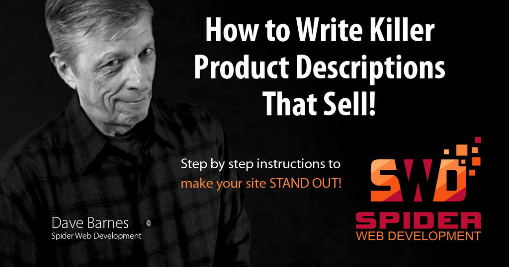 how-to-write-killer-product-descriptions-that-sell-spider-web