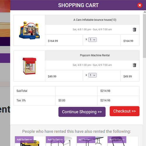 ERS Floating Shopping Cart