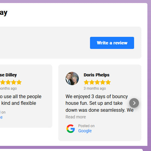 Google Reviews API