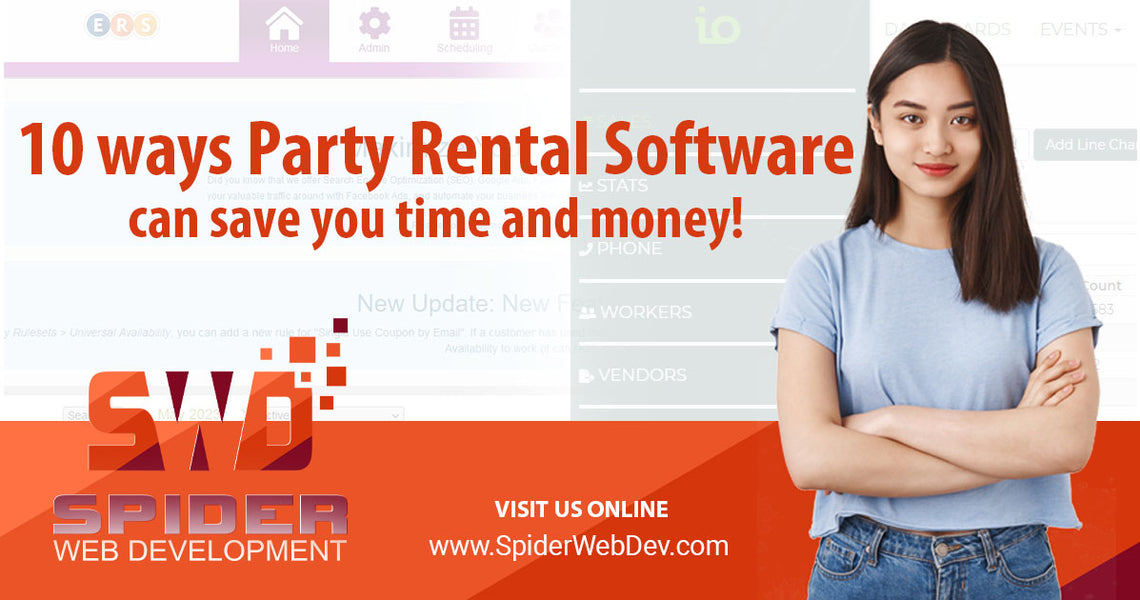 10 ways Party Rental Software can save you time and money!