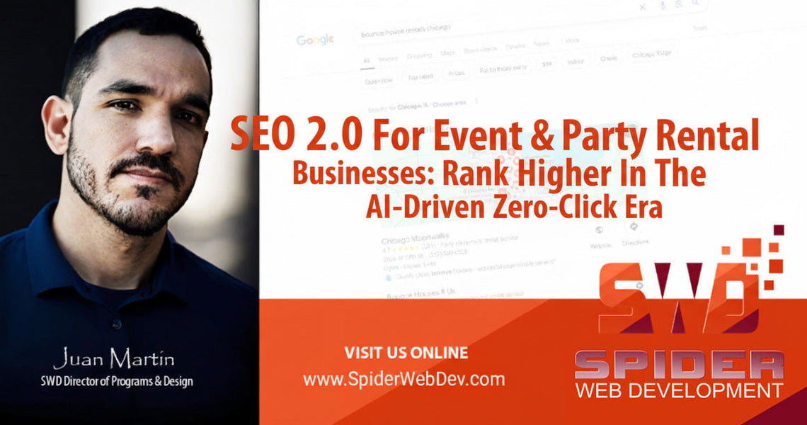SEO 2.0 for Event & Party Rental Businesses: Rank Higher in the AI-Driven Zero-Click Era
