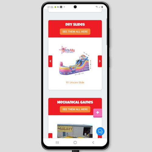 API Feed Carousel – Spider Web Development